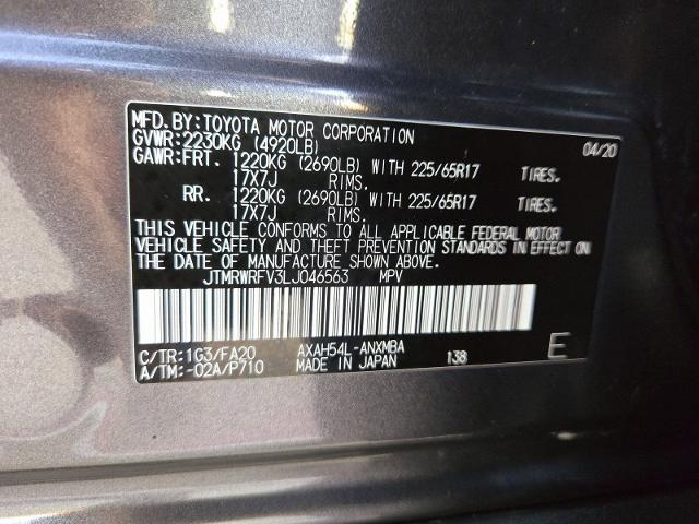 2020 Toyota RAV4 Vehicle Photo in Weatherford, TX 76087