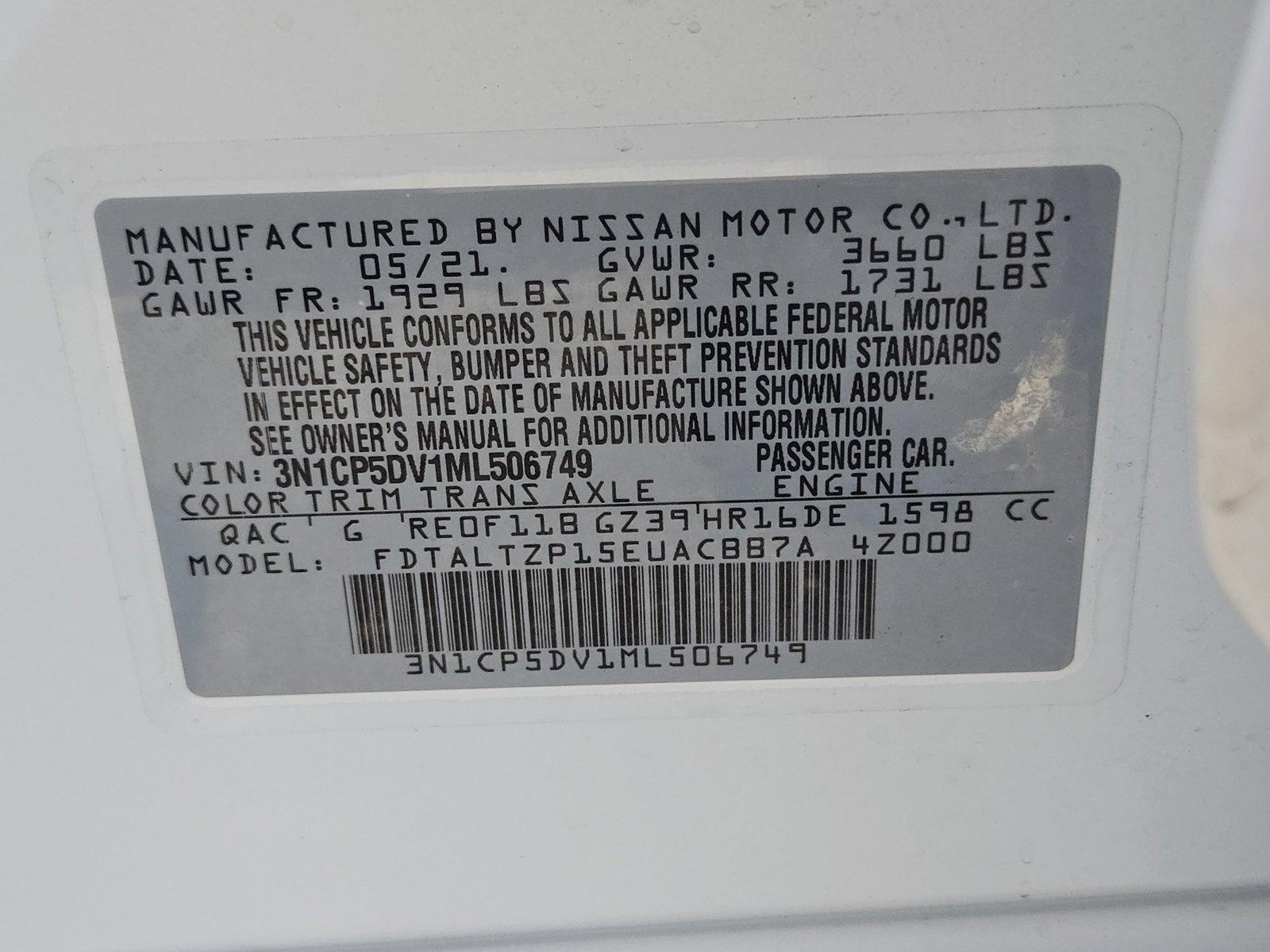 2021 Nissan Kicks Vehicle Photo in MESA, AZ 85206-4395