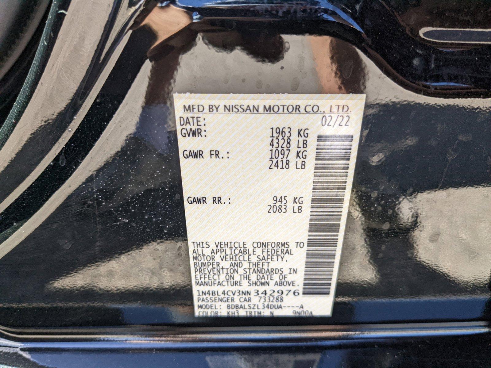 2022 Nissan Altima Vehicle Photo in Tampa, FL 33614