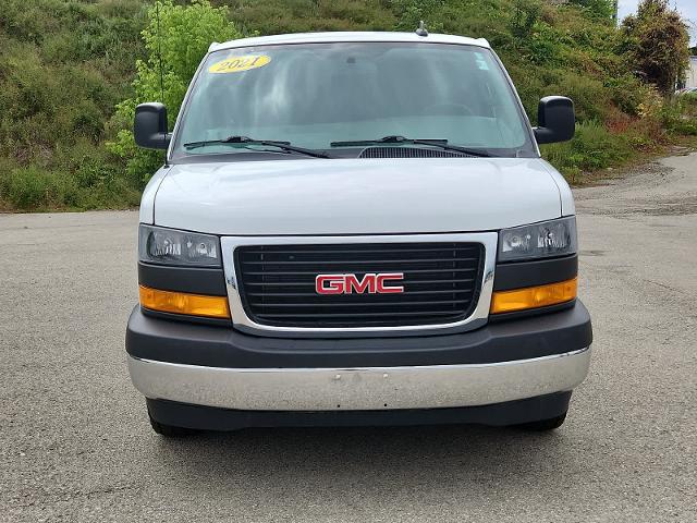 Used 2021 GMC Savana Cargo Work Van with VIN 1GTW7AFP1M1233143 for sale in Washington, PA