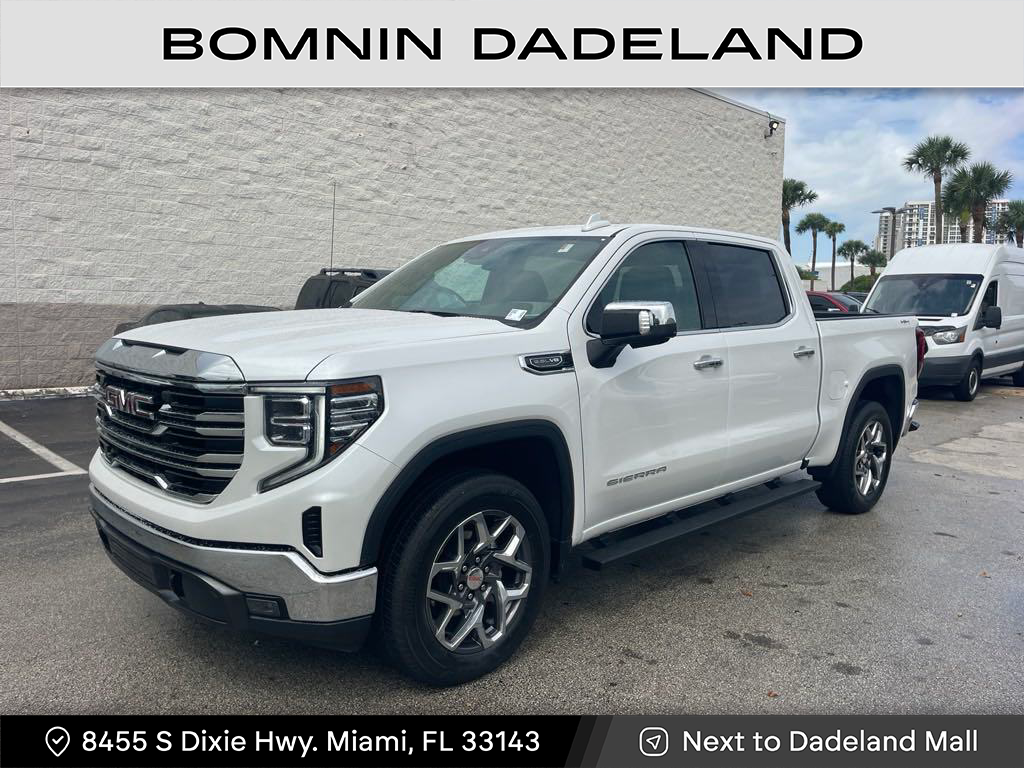 Used 2022 GMC Sierra 1500 SLT with VIN 3GTUUDED4NG654382 for sale in Miami, FL