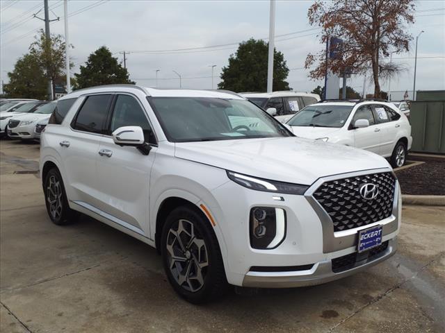 Used 2021 Hyundai Palisade Calligraphy with VIN KM8R7DHE2MU195670 for sale in Denton, TX