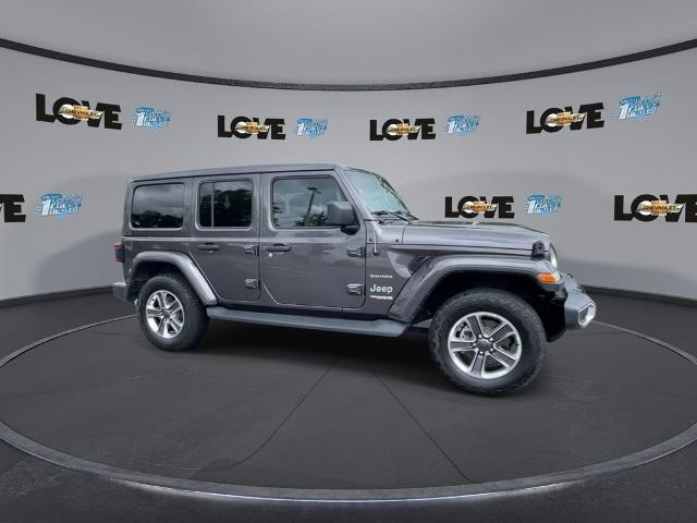 Used 2020 Jeep Wrangler Unlimited Sahara with VIN 1C4HJXEN5LW258223 for sale in Columbia, SC