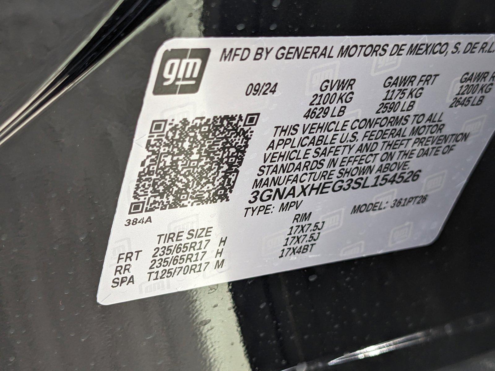 2025 Chevrolet Equinox Vehicle Photo in MIAMI, FL 33172-3015