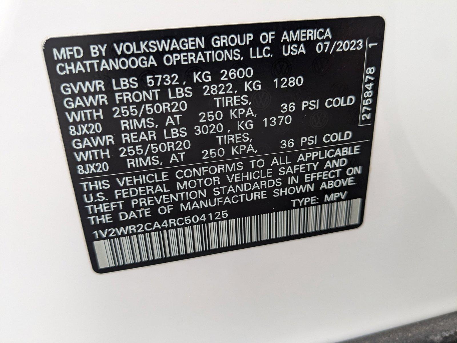 2024 Volkswagen ATLAS Vehicle Photo in MIAMI, FL 33134-2699