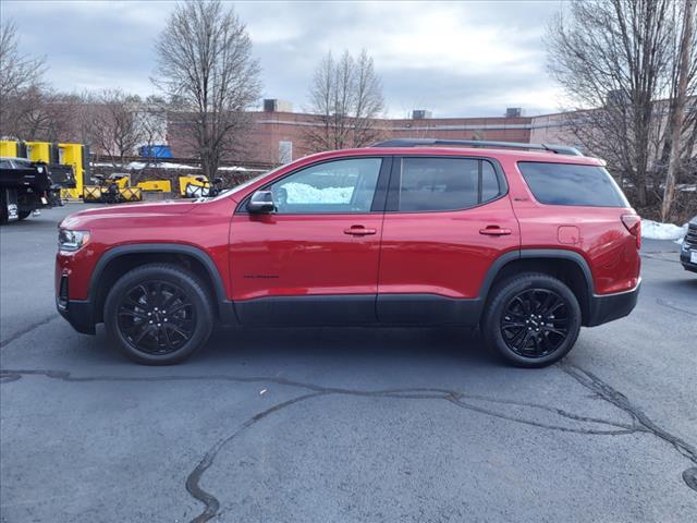 Used 2023 GMC Acadia SLT with VIN 1GKKNULS5PZ137315 for sale in Hudson, MA