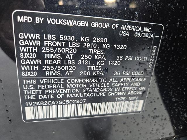 2025 Volkswagen Atlas Vehicle Photo in WEATHERFORD, TX 76087