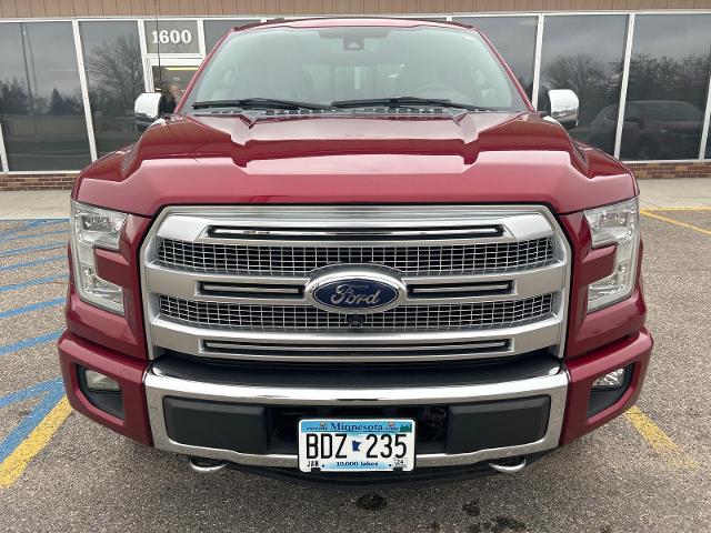 Used 2015 Ford F-150 Platinum with VIN 1FTFW1EG4FFA34274 for sale in Crookston, MN