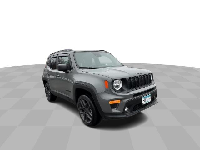 Used 2021 Jeep Renegade 80TH Edition with VIN ZACNJDBB1MPN35554 for sale in Hibbing, Minnesota