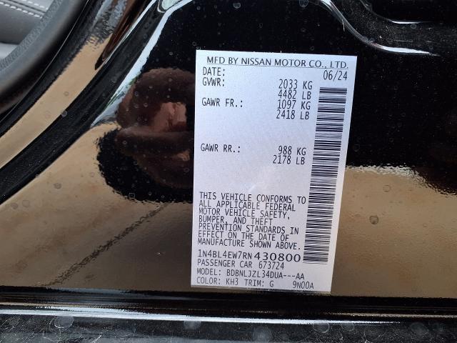 2024 Nissan Altima Vehicle Photo in Oshkosh, WI 54904