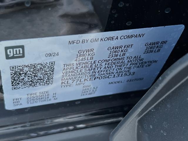 2025 Chevrolet Trax Vehicle Photo in PITTSBURG, CA 94565-7121