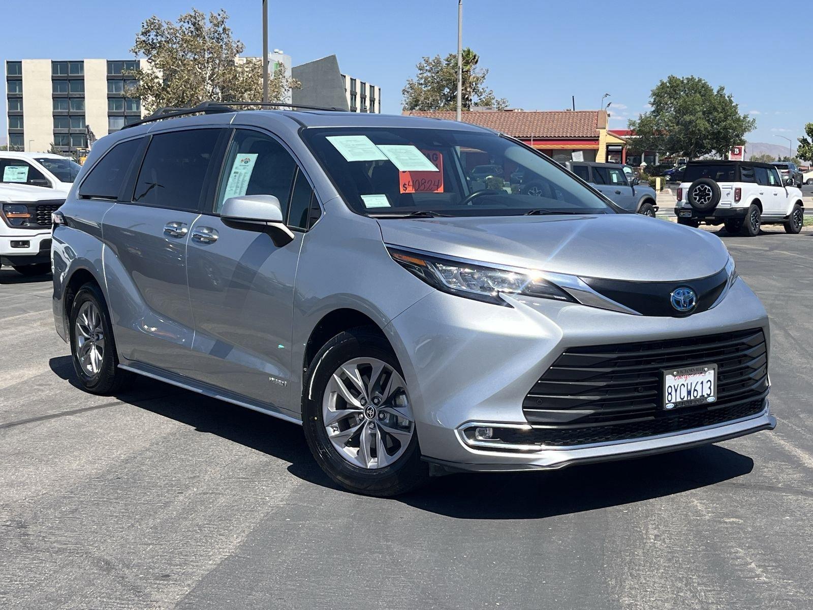 Used 2021 Toyota Sienna XLE with VIN 5TDYRKEC7MS051697 for sale in Victorville, CA