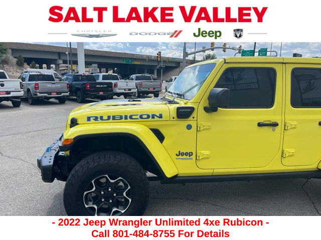 2022 Jeep Wrangler 4xe Vehicle Photo in Salt Lake City, UT 84115-2787