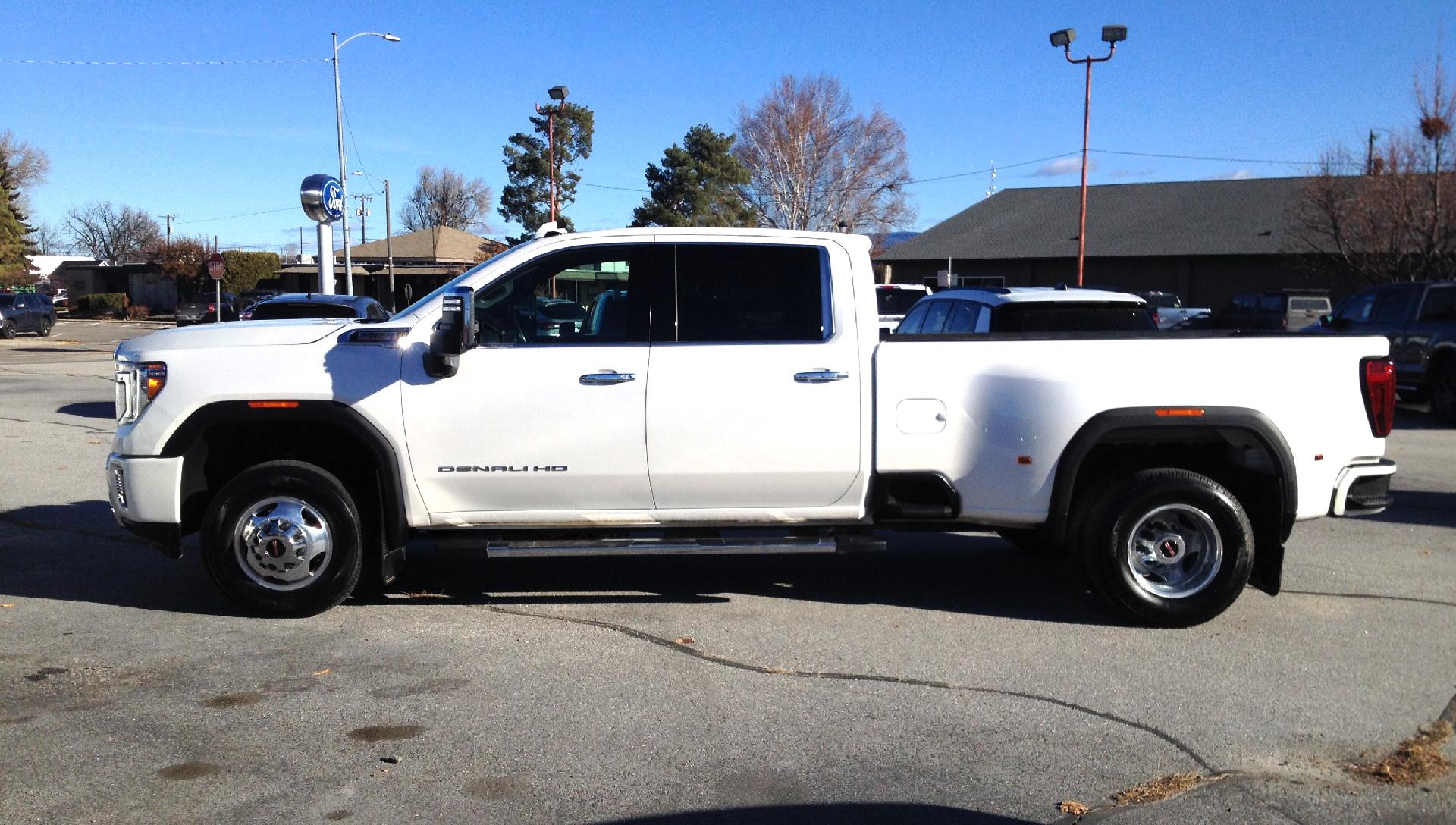 Used 2021 GMC Sierra 3500HD Denali with VIN 1GT49WEY4MF258713 for sale in Hamilton, MT