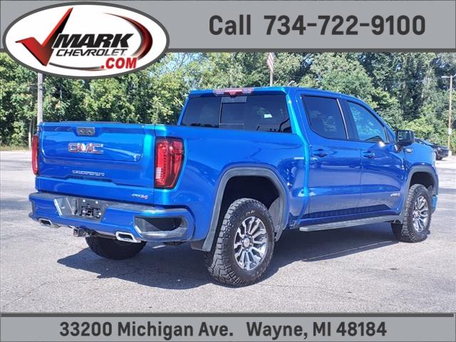 Used 2022 GMC Sierra 1500 AT4 with VIN 3GTUUEET8NG593891 for sale in Wayne, MI