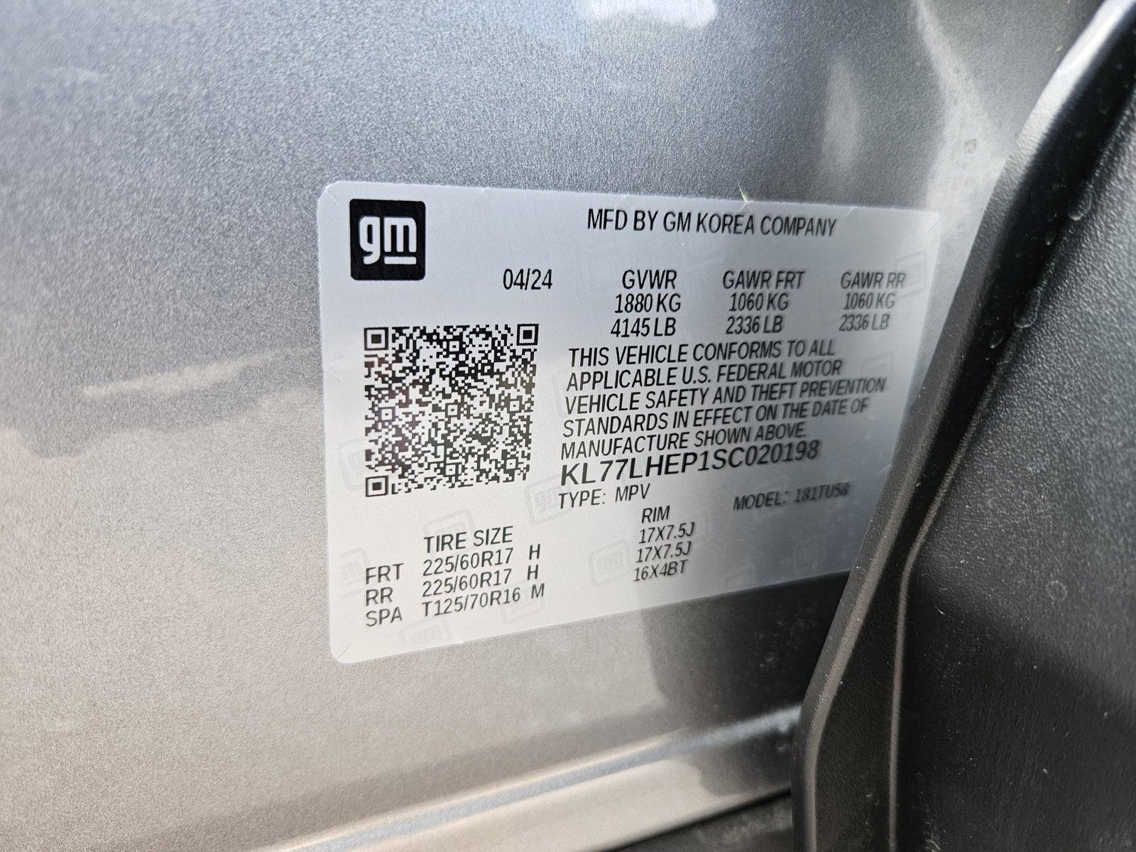 2025 Chevrolet Trax Vehicle Photo in WACO, TX 76710-2592