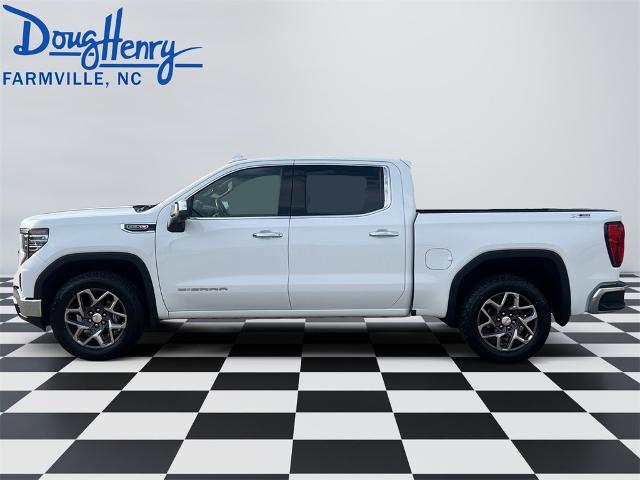 Used 2022 GMC Sierra 1500 SLT with VIN 3GTUUDED1NG669857 for sale in Farmville, NC