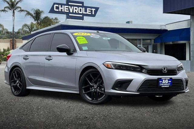 Used 2022 Honda Civic Sport with VIN 2HGFE2F50NH544271 for sale in Arroyo Grande, CA