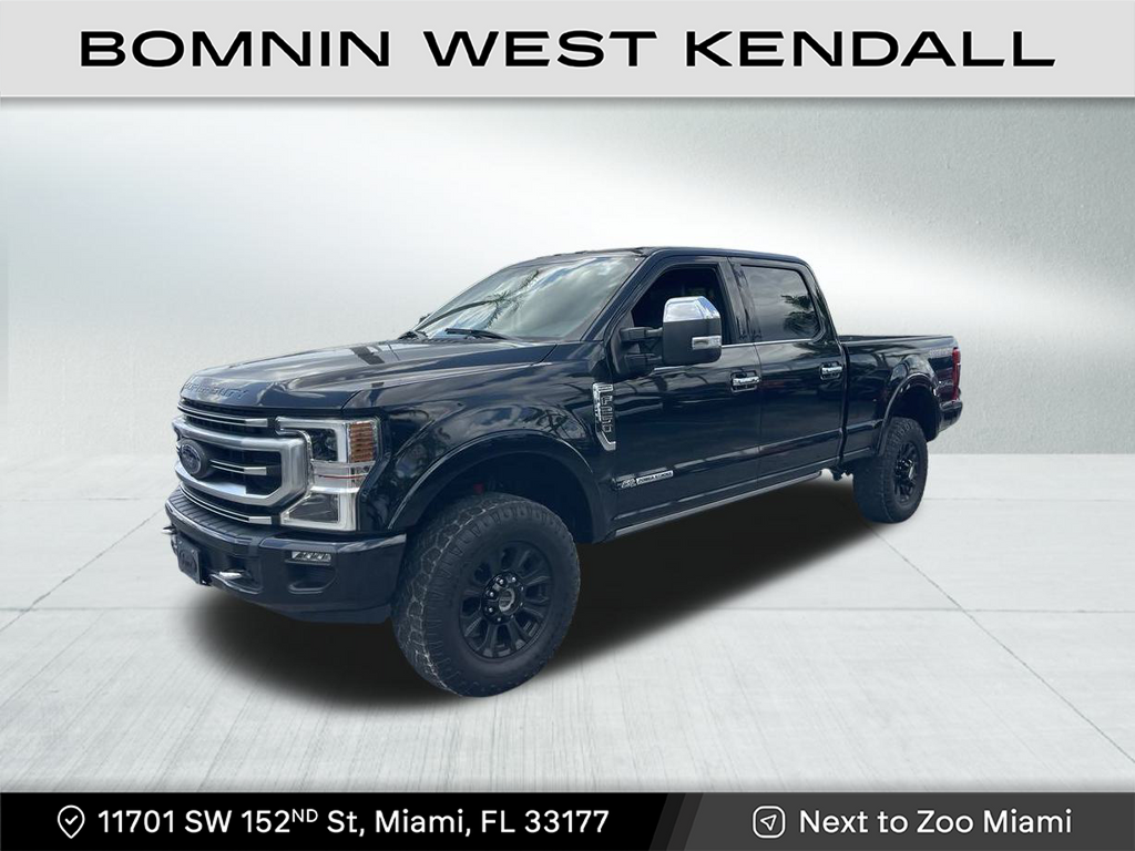 Used 2021 Ford F-250 Super Duty Platinum with VIN 1FT8W2BT9MED86401 for sale in Miami, FL