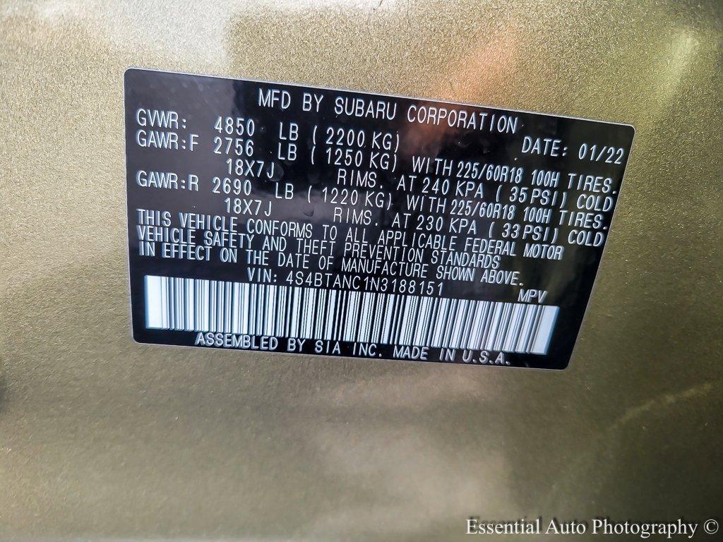 2022 Subaru Outback Vehicle Photo in Saint Charles, IL 60174