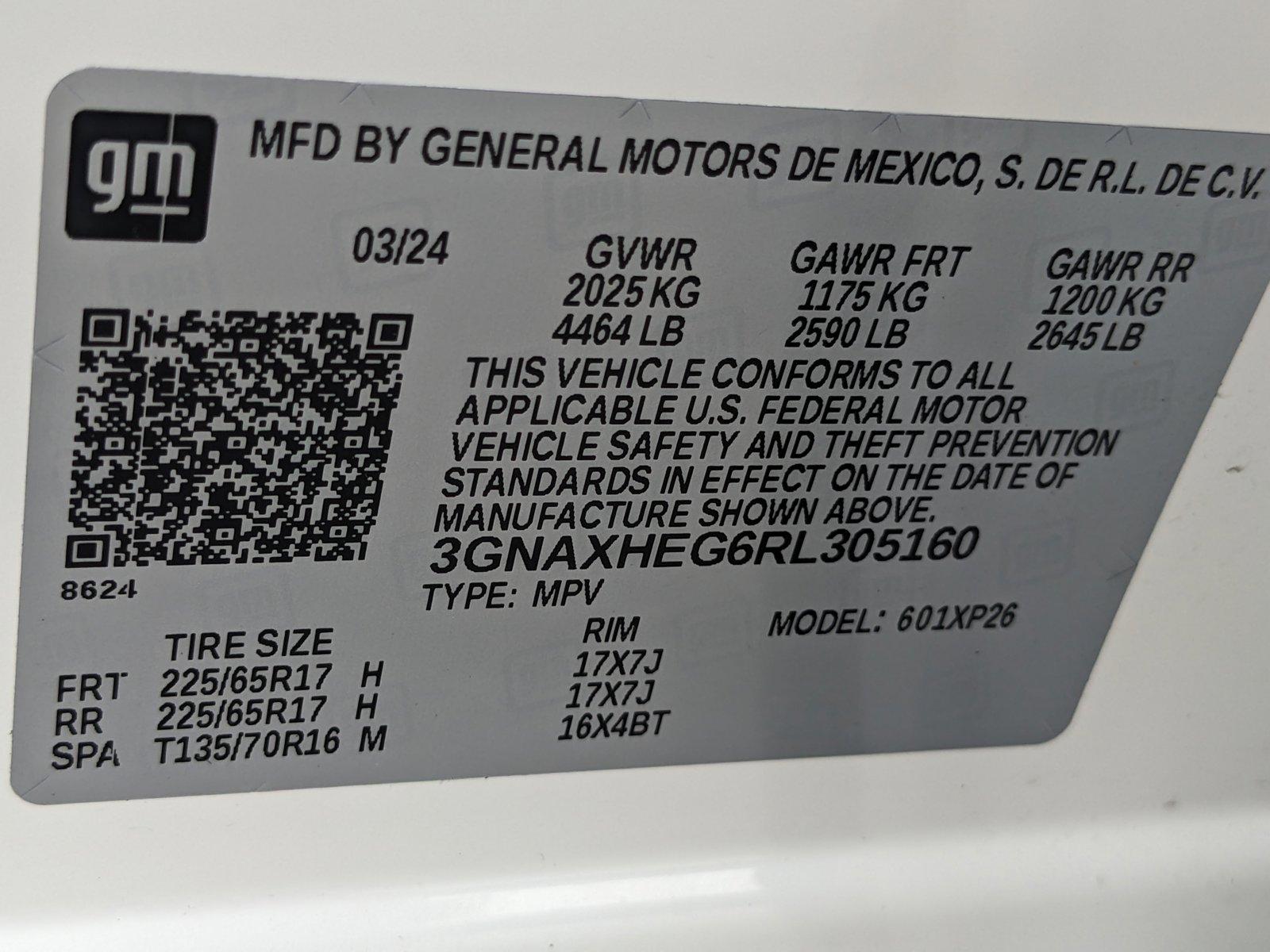 2024 Chevrolet Equinox Vehicle Photo in MIAMI, FL 33172-3015