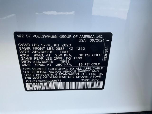 2025 Volkswagen Atlas Cross Sport Vehicle Photo in Oshkosh, WI 54904