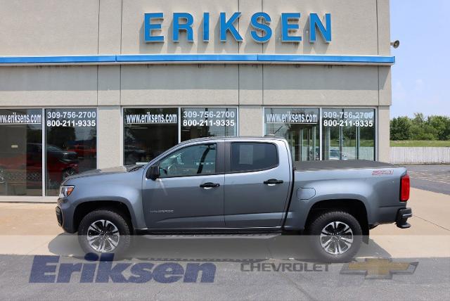 Certified 2021 Chevrolet Colorado Z71 with VIN 1GCGTDEN4M1289997 for sale in Milan, IL