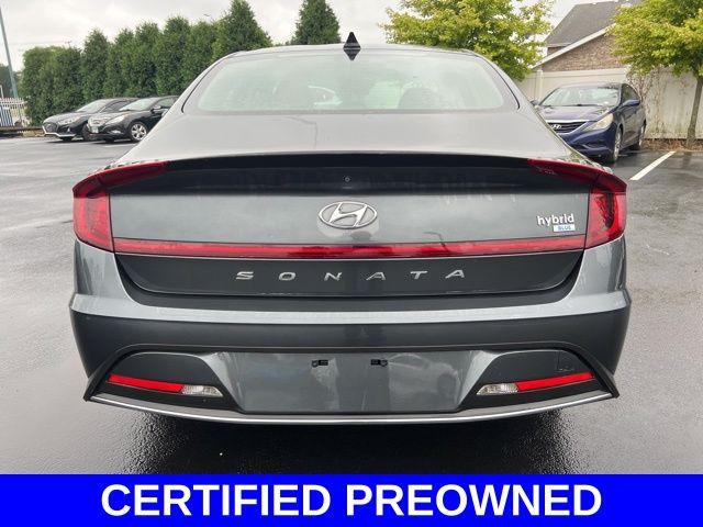 2021 Hyundai SONATA Hybrid Vehicle Photo in Highland, IN 46322-2506