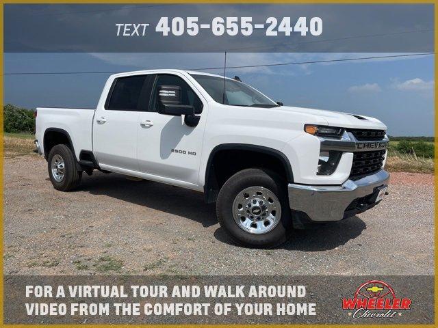 Used 2021 Chevrolet Silverado 2500HD LT with VIN 1GC4YNE7XMF162959 for sale in Hinton, OK