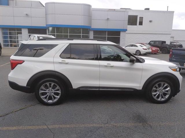 Used 2021 Ford Explorer XLT with VIN 1FMSK8DH2MGA66009 for sale in Raynham, MA