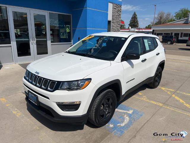 Used 2021 Jeep Compass Sport with VIN 3C4NJDAB1MT585772 for sale in Sidney, MT