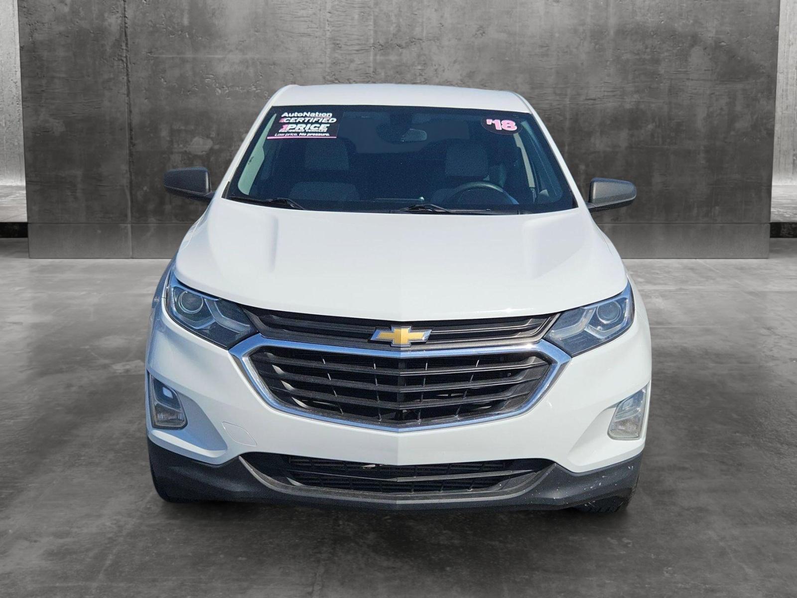 Used 2018 Chevrolet Equinox LS with VIN 3GNAXHEV0JS573128 for sale in Mesa, AZ