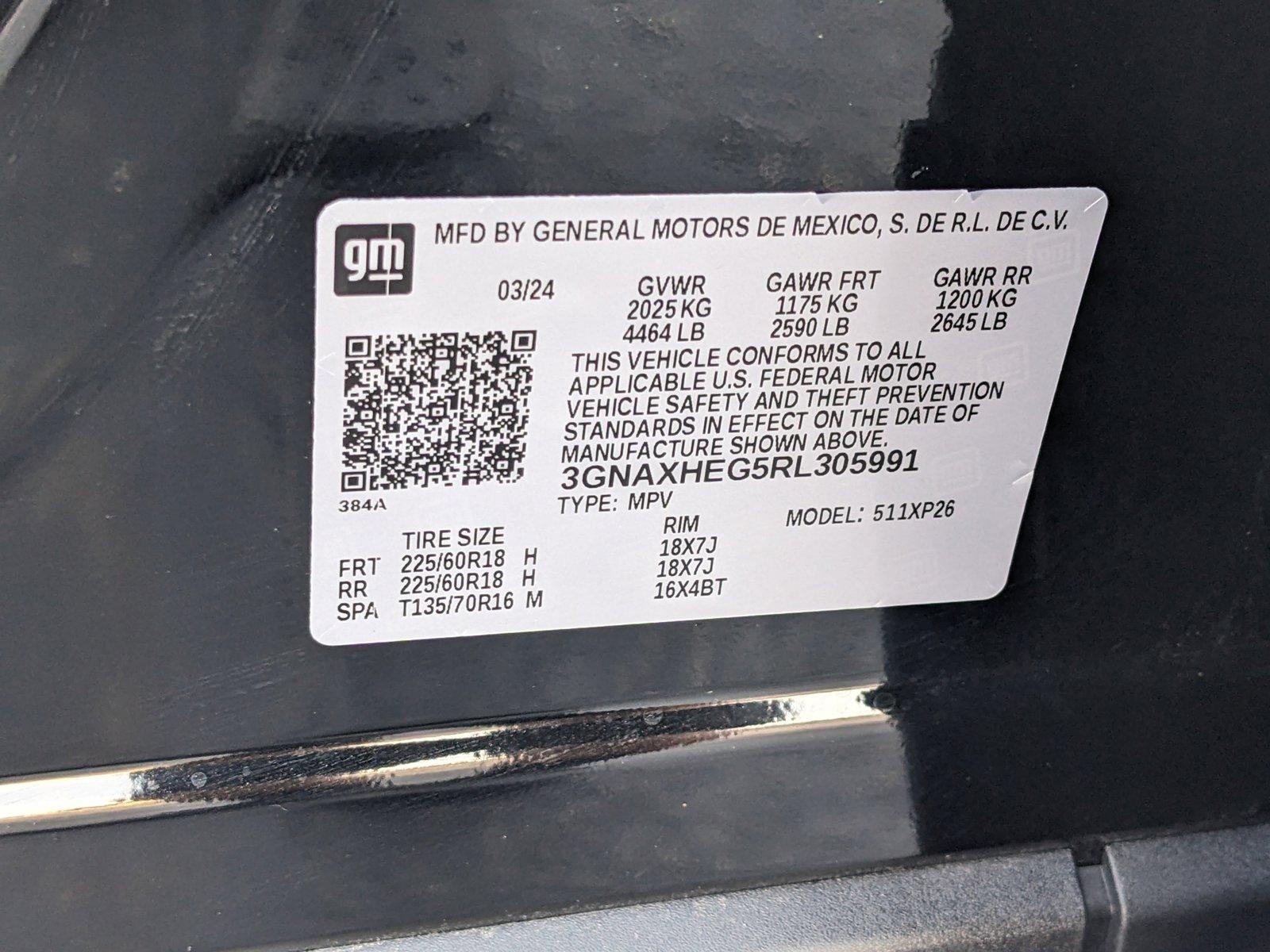 2024 Chevrolet Equinox Vehicle Photo in ORLANDO, FL 32808-7998