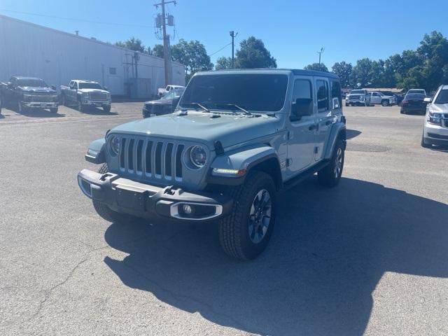 Used 2023 Jeep Wrangler 4-Door Sahara with VIN 1C4HJXEN9PW639496 for sale in Sikeston, MO