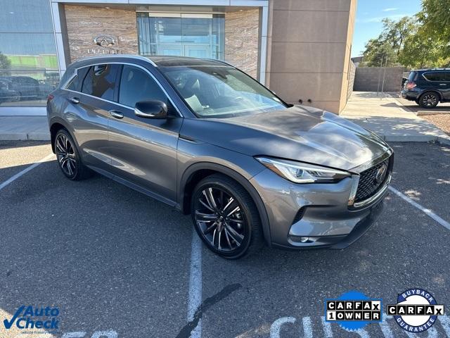 Used 2021 INFINITI QX50 Luxe with VIN 3PCAJ5BB8MF125185 for sale in Albuquerque, NM