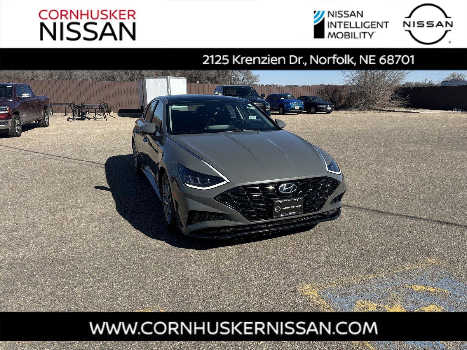 Used 2021 Hyundai Sonata SEL with VIN KMHL14JA4MA151010 for sale in Norfolk, NE