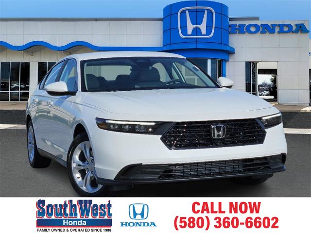 2024 Honda Accord Sedan Vehicle Photo in LAWTON, OK 73505