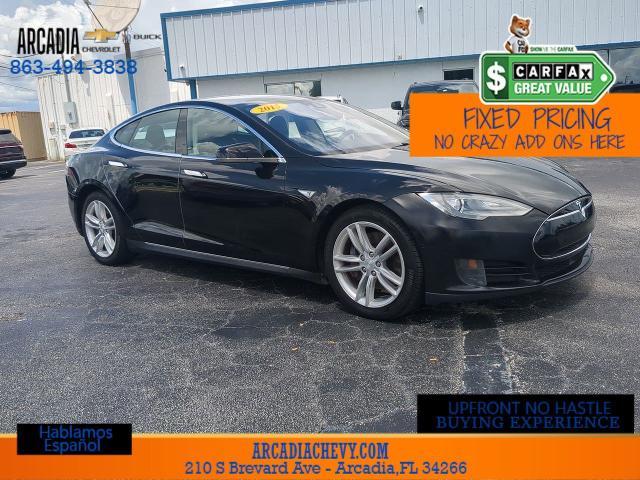 Used 2015 Tesla Model S 85 with VIN 5YJSA1E12FF115822 for sale in Arcadia, FL