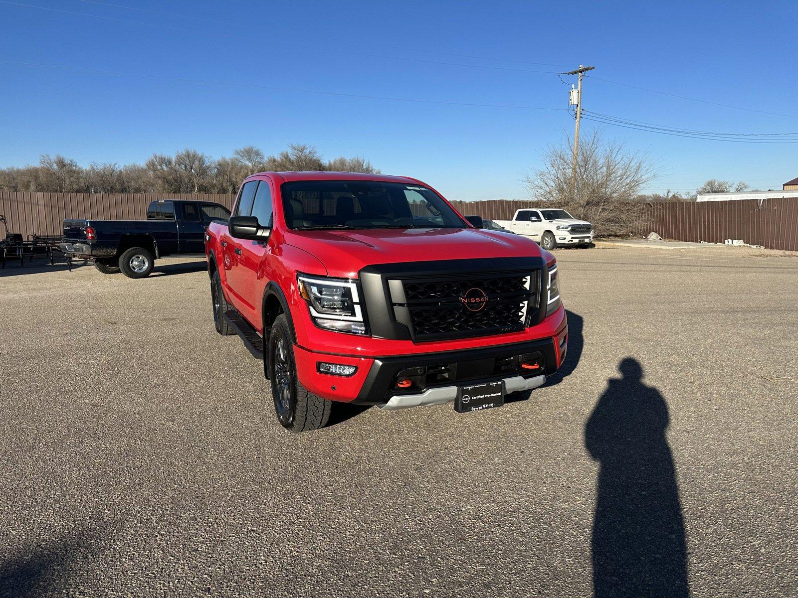 Certified 2023 Nissan Titan PRO-4X with VIN 1N6AA1ED6PN110029 for sale in Norfolk, NE