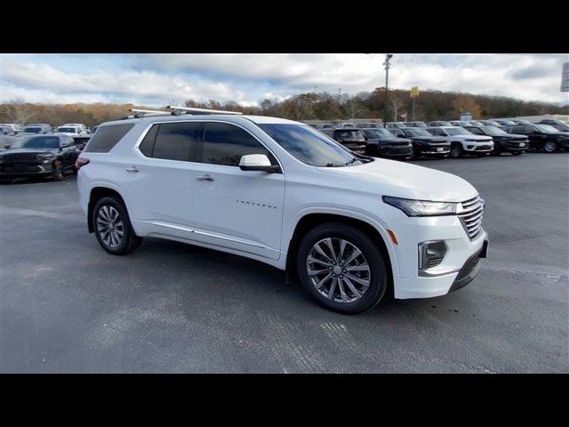 Used 2022 Chevrolet Traverse Premier with VIN 1GNEVKKW5NJ103539 for sale in Linn, MO