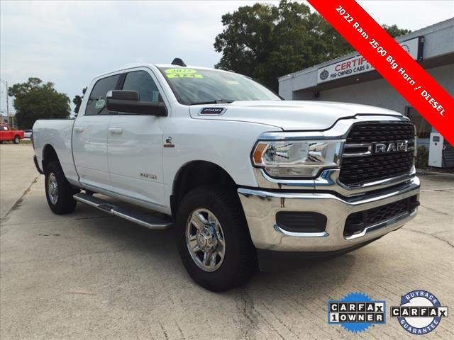 Used 2022 RAM Ram 2500 Pickup Big Horn with VIN 3C6UR5DL7NG247342 for sale in Titusville, FL