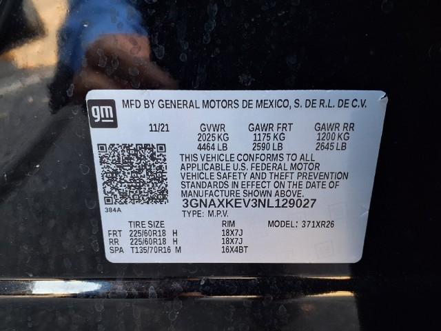 2022 Chevrolet Equinox Vehicle Photo in Oshkosh, WI 54904