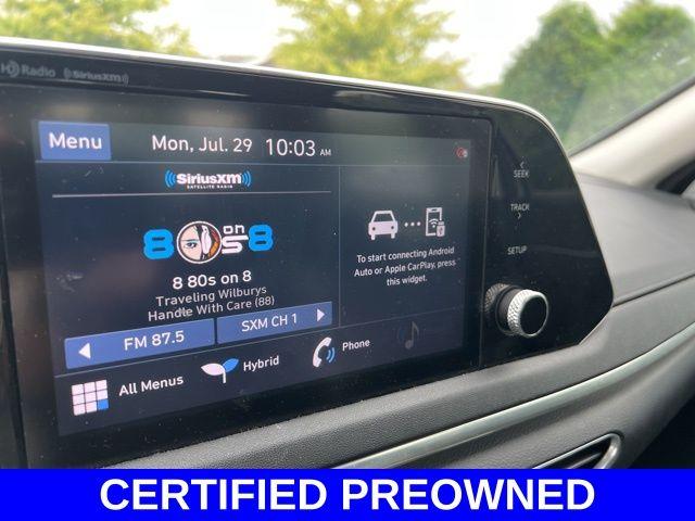 2021 Hyundai SONATA Hybrid Vehicle Photo in Highland, IN 46322-2506