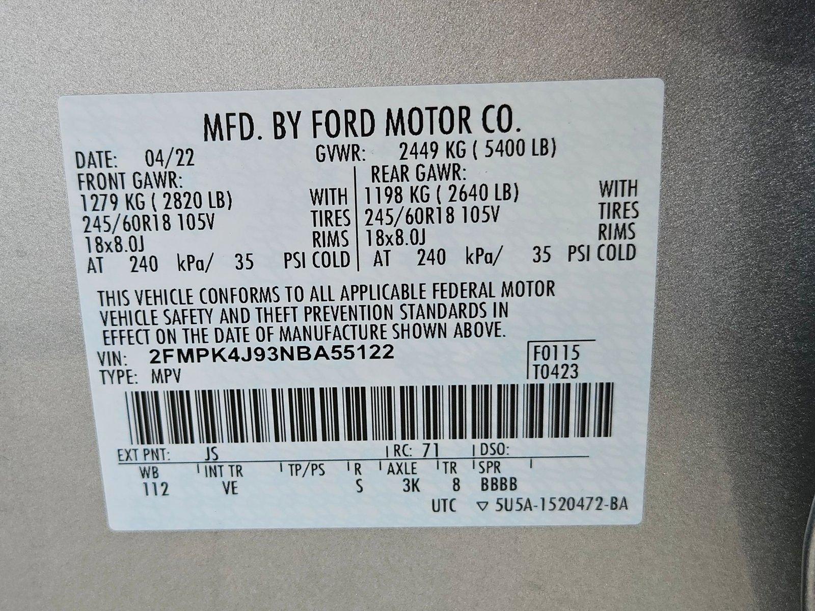 2022 Ford Edge Vehicle Photo in MESA, AZ 85206-4395