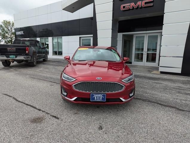 Used 2019 Ford Fusion Energi Titanium with VIN 3FA6P0SU2KR228080 for sale in Saint Albans, VT