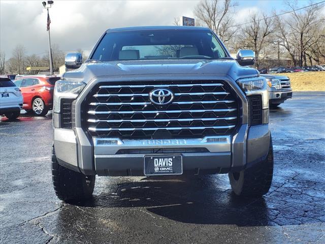 Used 2022 Toyota Tundra Capstone with VIN 5TFVC5DB3NX004628 for sale in Harrison, AR