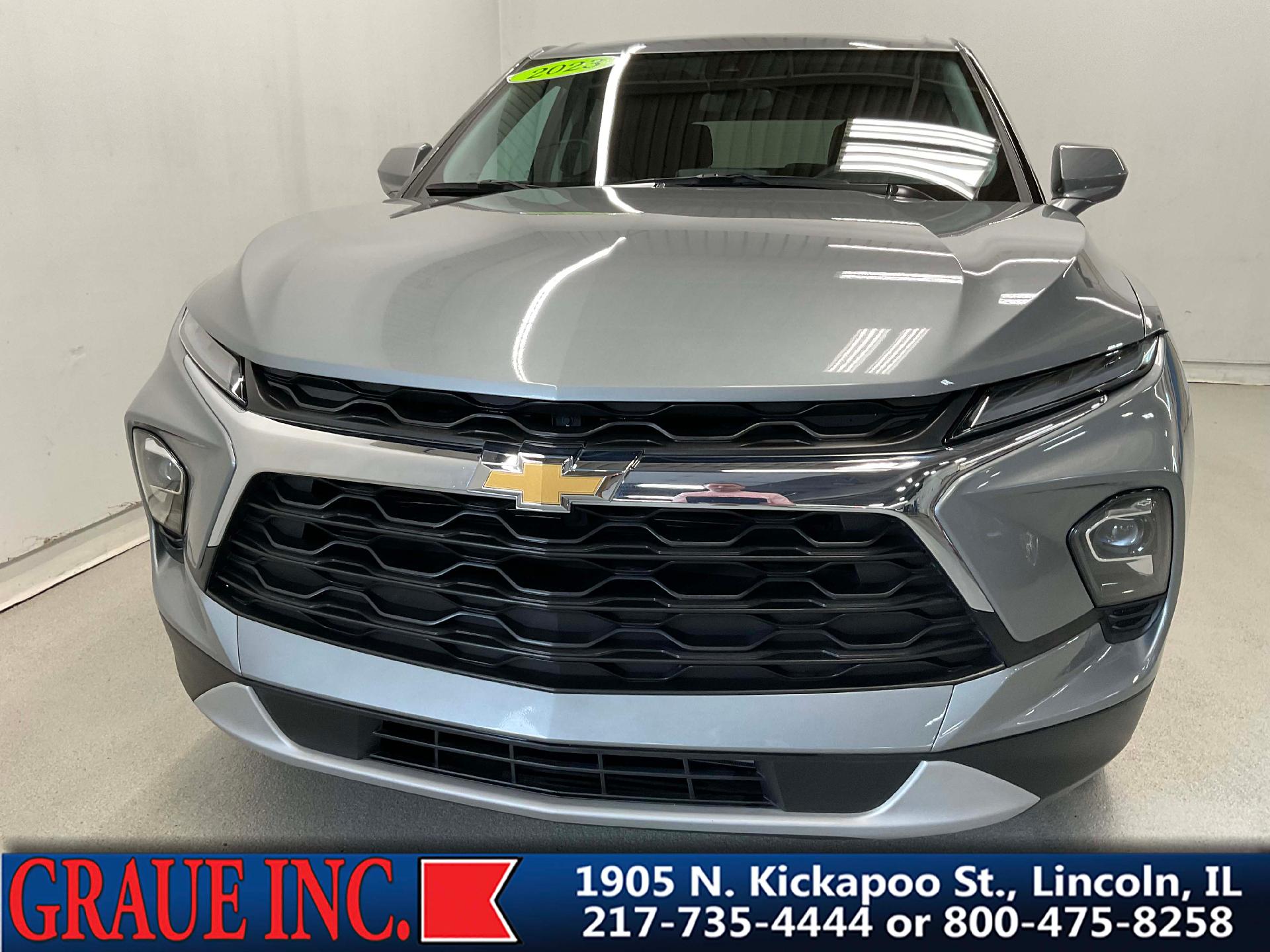 Used 2023 Chevrolet Blazer 2LT with VIN 3GNKBCR43PS122968 for sale in Lincoln, IL