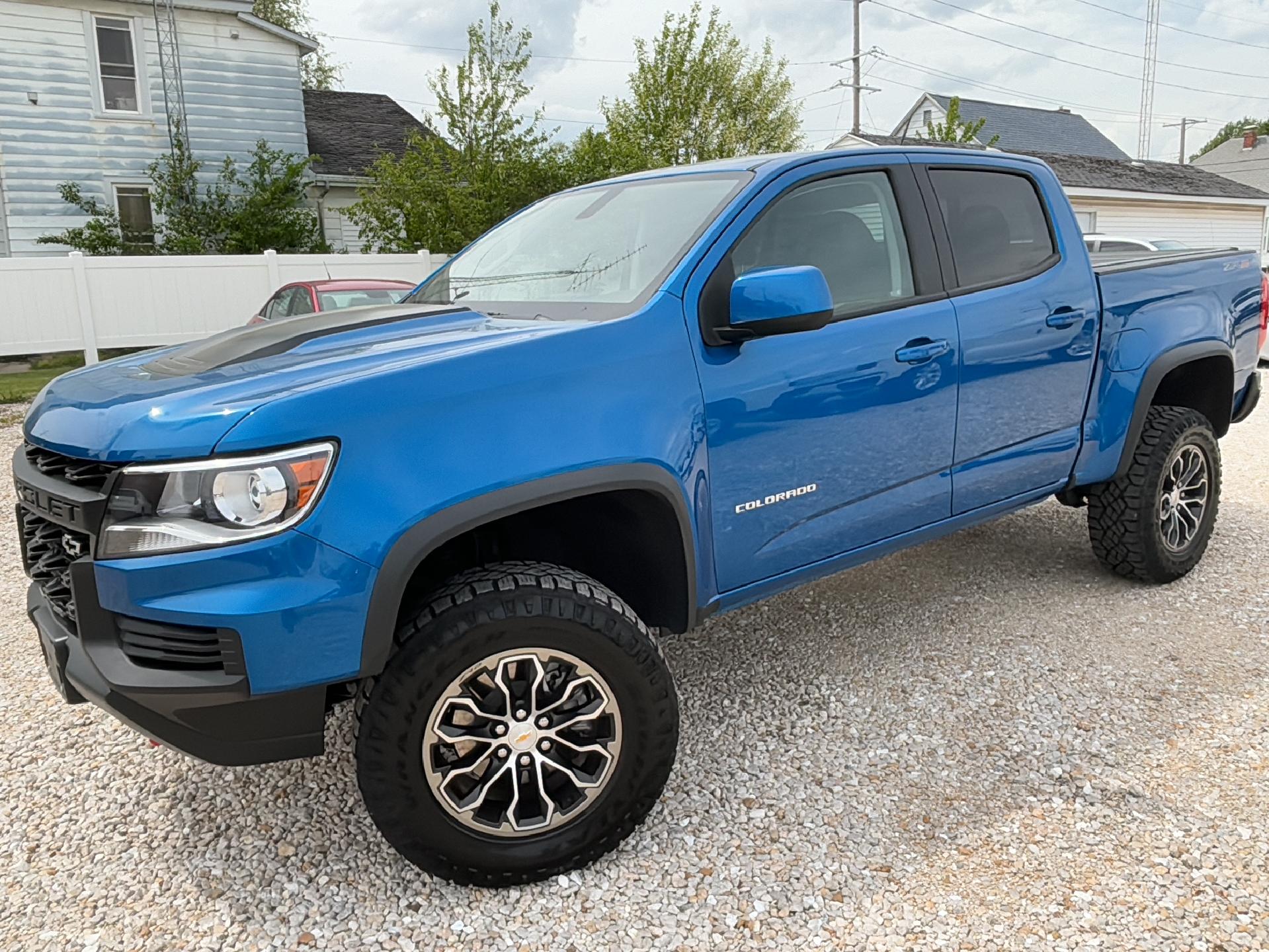 Used 2022 Chevrolet Colorado ZR2 with VIN 1GCGTEEN6N1275526 for sale in Winchester, IL