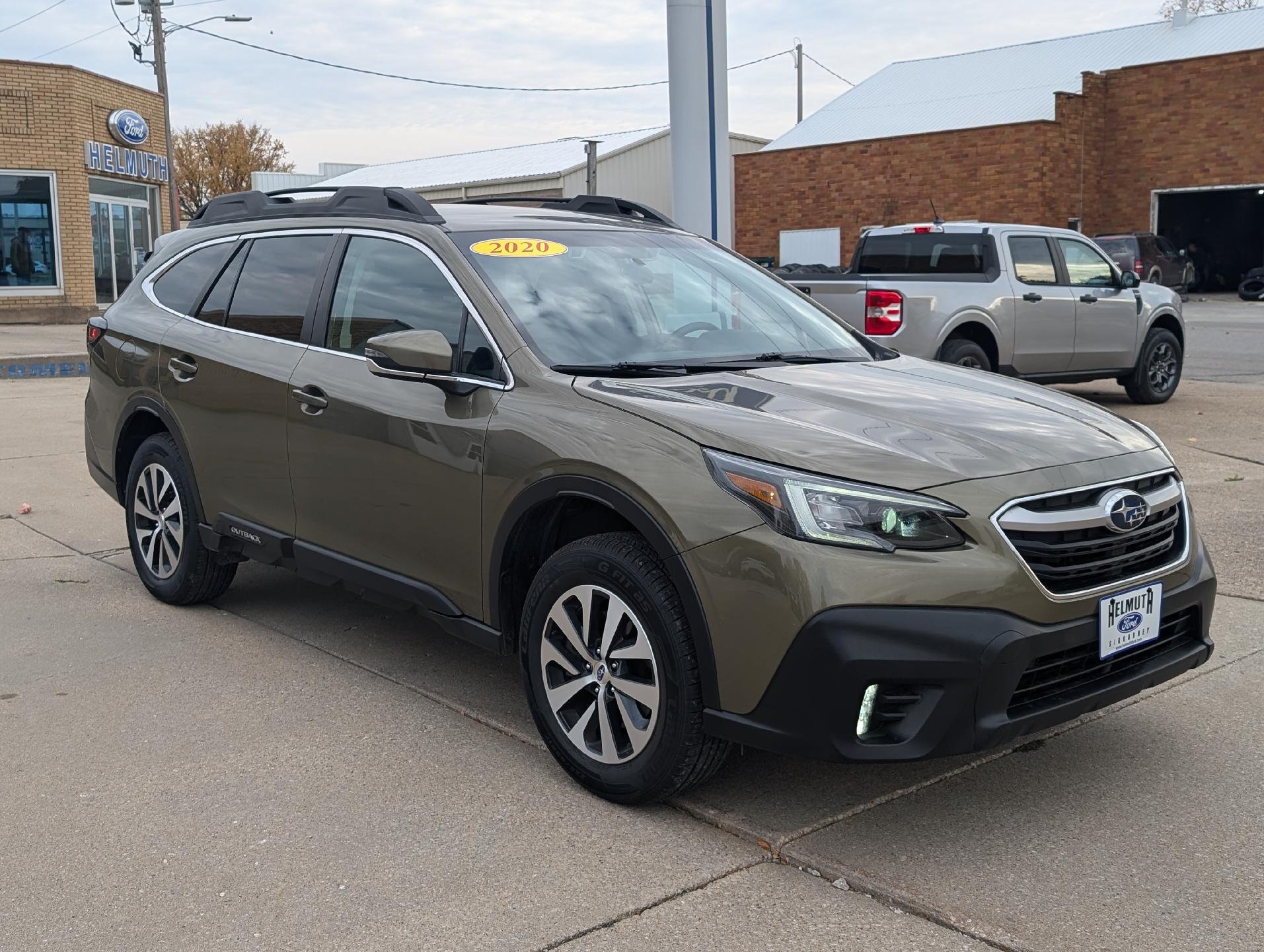 Used 2020 Subaru Outback Premium with VIN 4S4BTACC6L3223539 for sale in Sigourney, IA