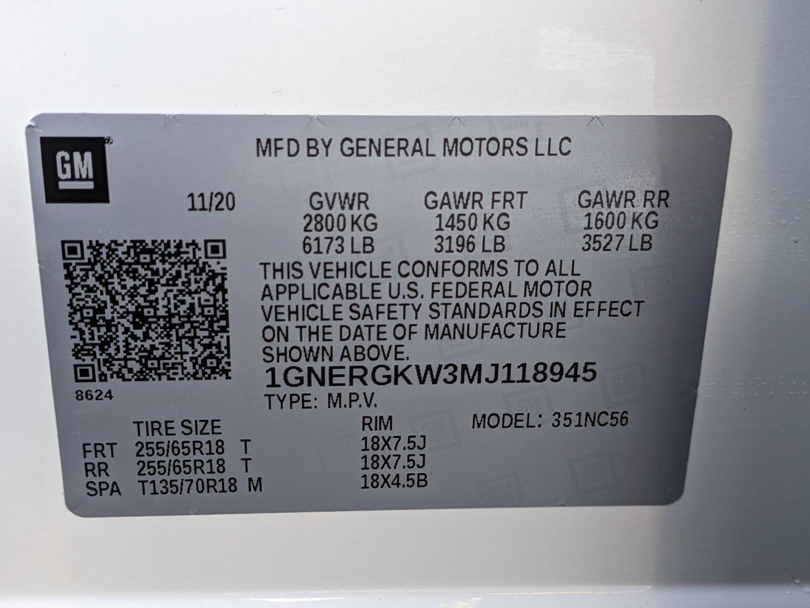 2021 Chevrolet Traverse Vehicle Photo in VALENCIA, CA 91355-1705